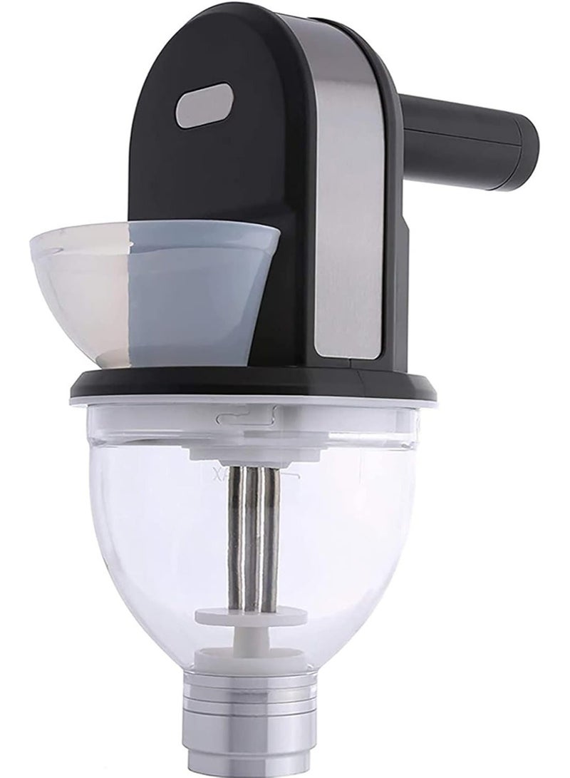 بلو فاير ماكينة تشكيل كرات اللحم أوتوماتيكية كهربائية، ماكينة عمل اللقيمات، آلة صنع كرات الأرز اللزج وكرات السمك، جهاز صغير أوتوماتيكي للاستخدام المنزلي والتجاري، خامات غذائية آمنة، غير لاصقة، سهلة التنظيف، قدرة 80 واط - Image 4